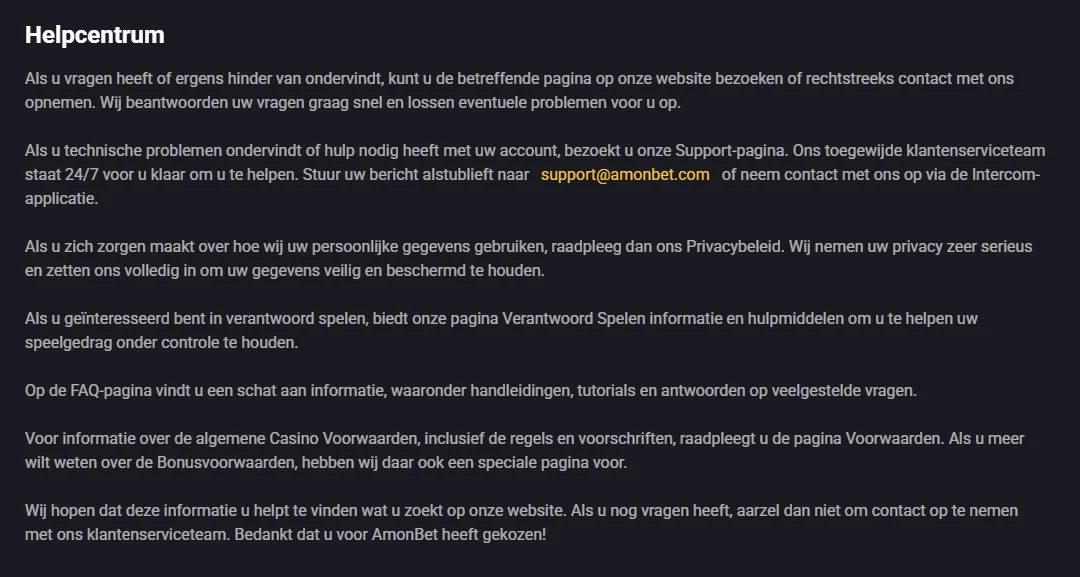 amonbet support